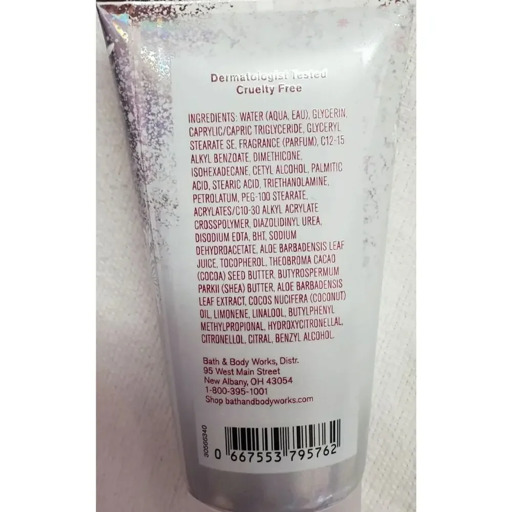 BBW Winterberry Wonder Moisturizing Body Wash & Cream Body Care Set